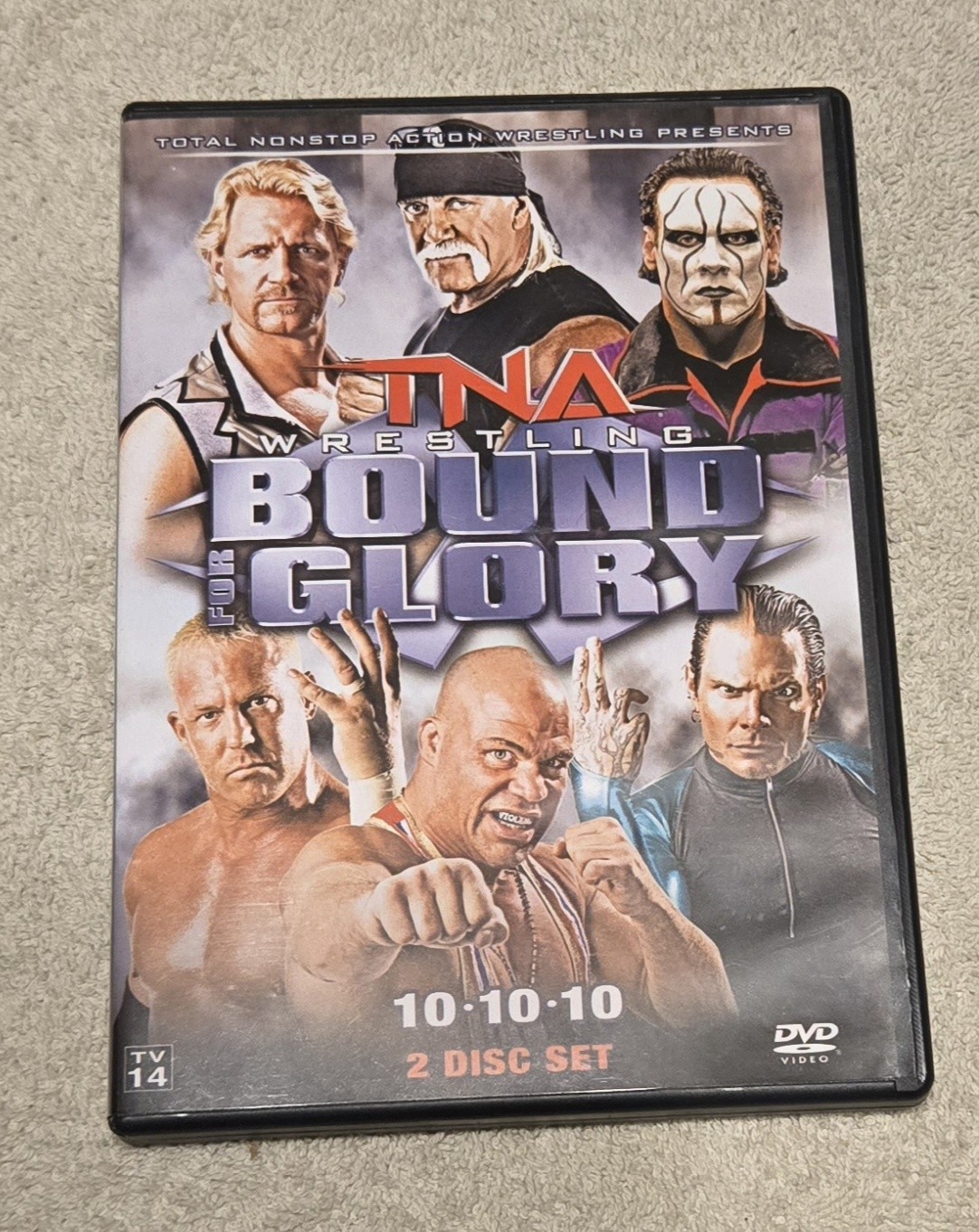 TNA Bound For Glory 2010 Wrestling DVD impact wwe wwf aew angle hardy styles rvd