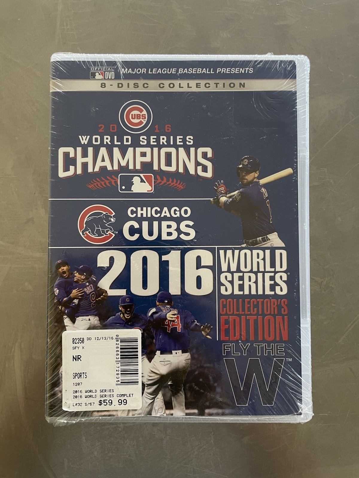 NEW MLB 2016 World Series Chicago Cubs DVD Set Collectors Edition 8-Discs SEALED