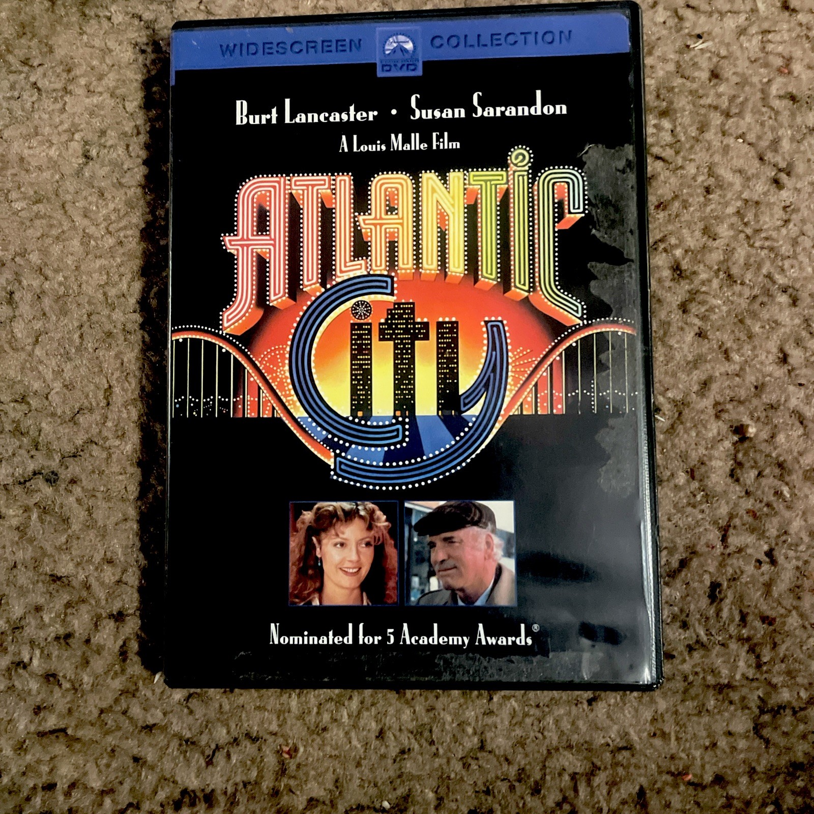 Atlantic City DVD 1981 W/Insert Widescreen Burt Lancaster Susan Sarandon L.New!