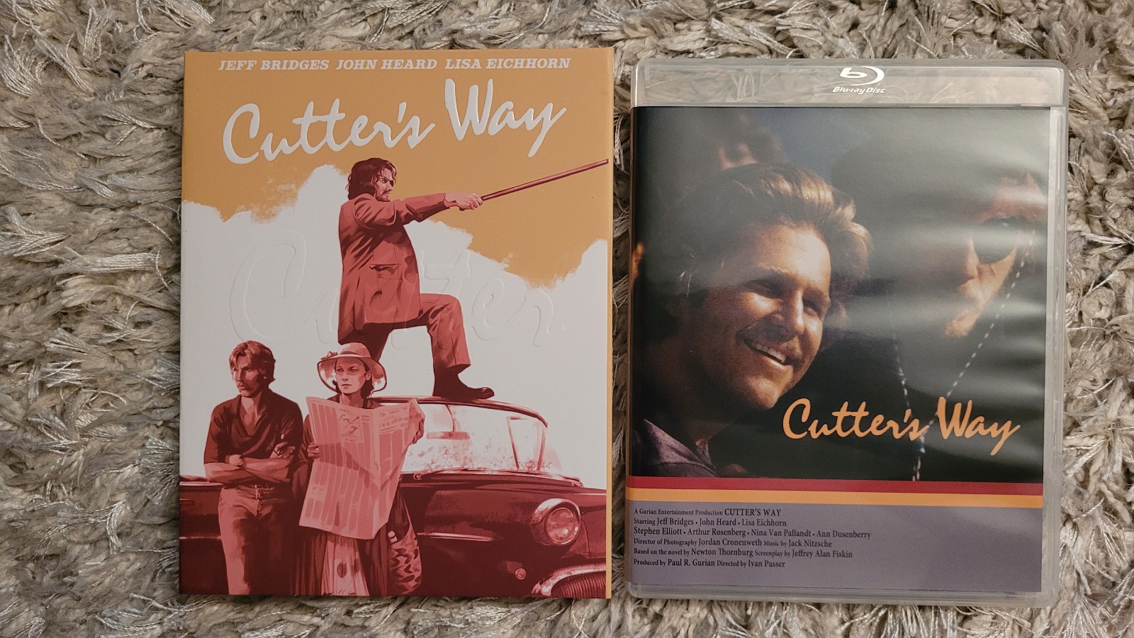 Cutter’s Way (Blu-ray, 1981) Jeff Bridges, John Heard RARE OUT OF PRINT!