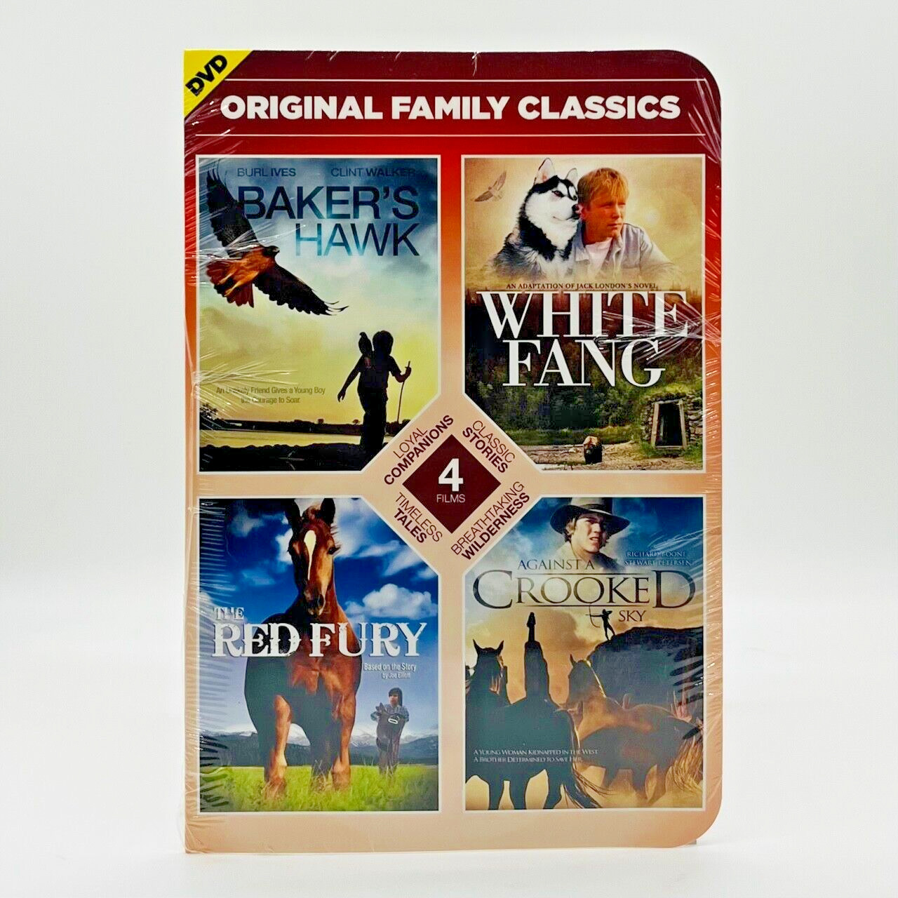 ECHO BRIDGE ORIGINAL FAMILY CLASSICS MOVIES 4 ANIMAL MOVIES DVD