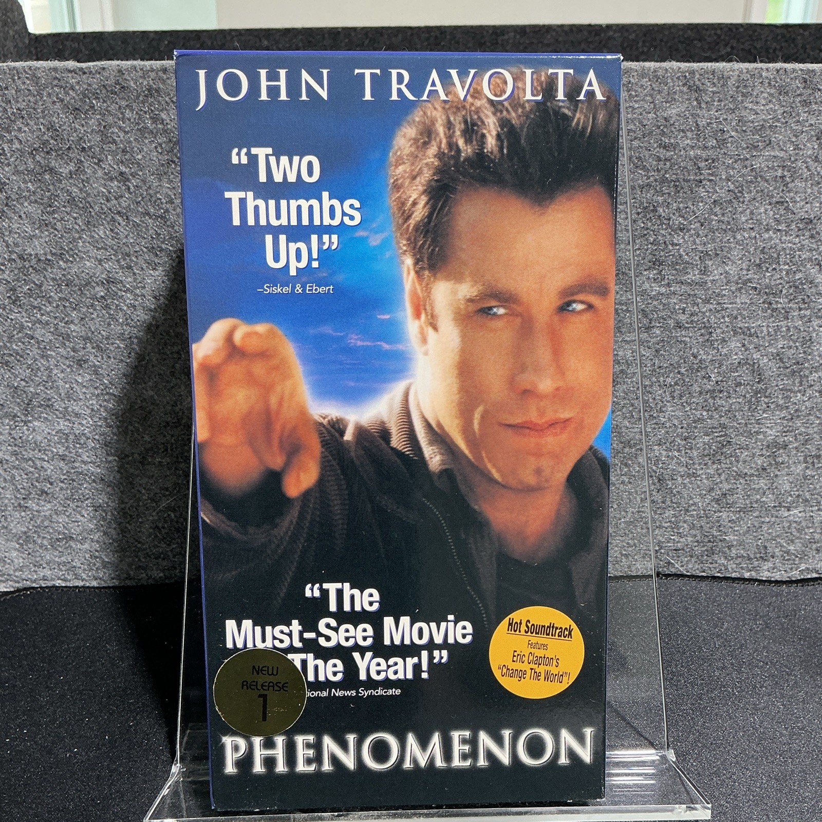 Touchstone Home Video Phenomenon VHS Drama Sci-Fi Romance PG NTSC 1996