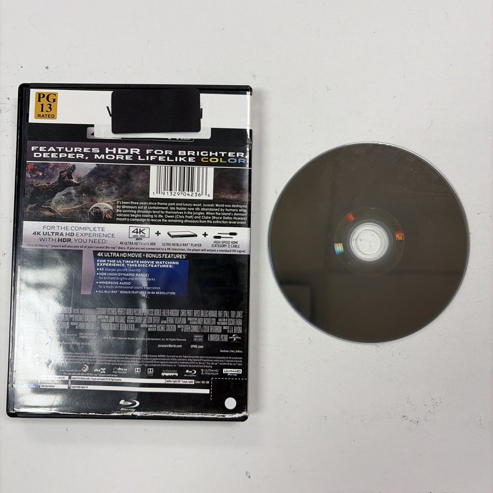 Jurassic World: Fallen Kingdom 4K UDH