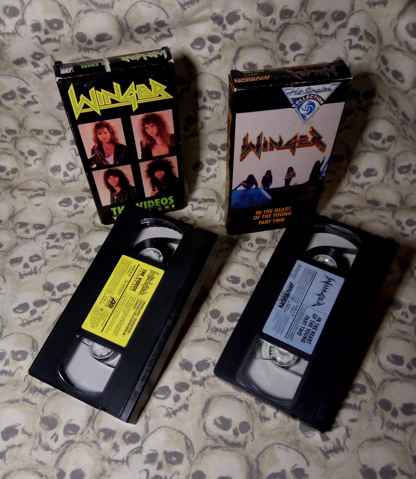 Winger Music Video VHS Set of 2, In The Heart Of The Young Pt2 The Videos Vol 1