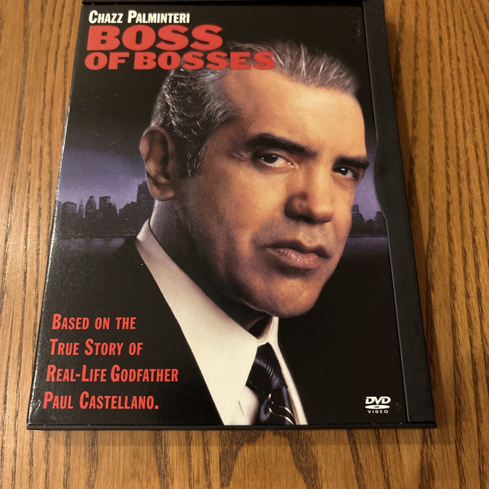 Boss of Bosses -Chazz Palminteri DVD -Paul Castellano GODFATHER SNAP CASE