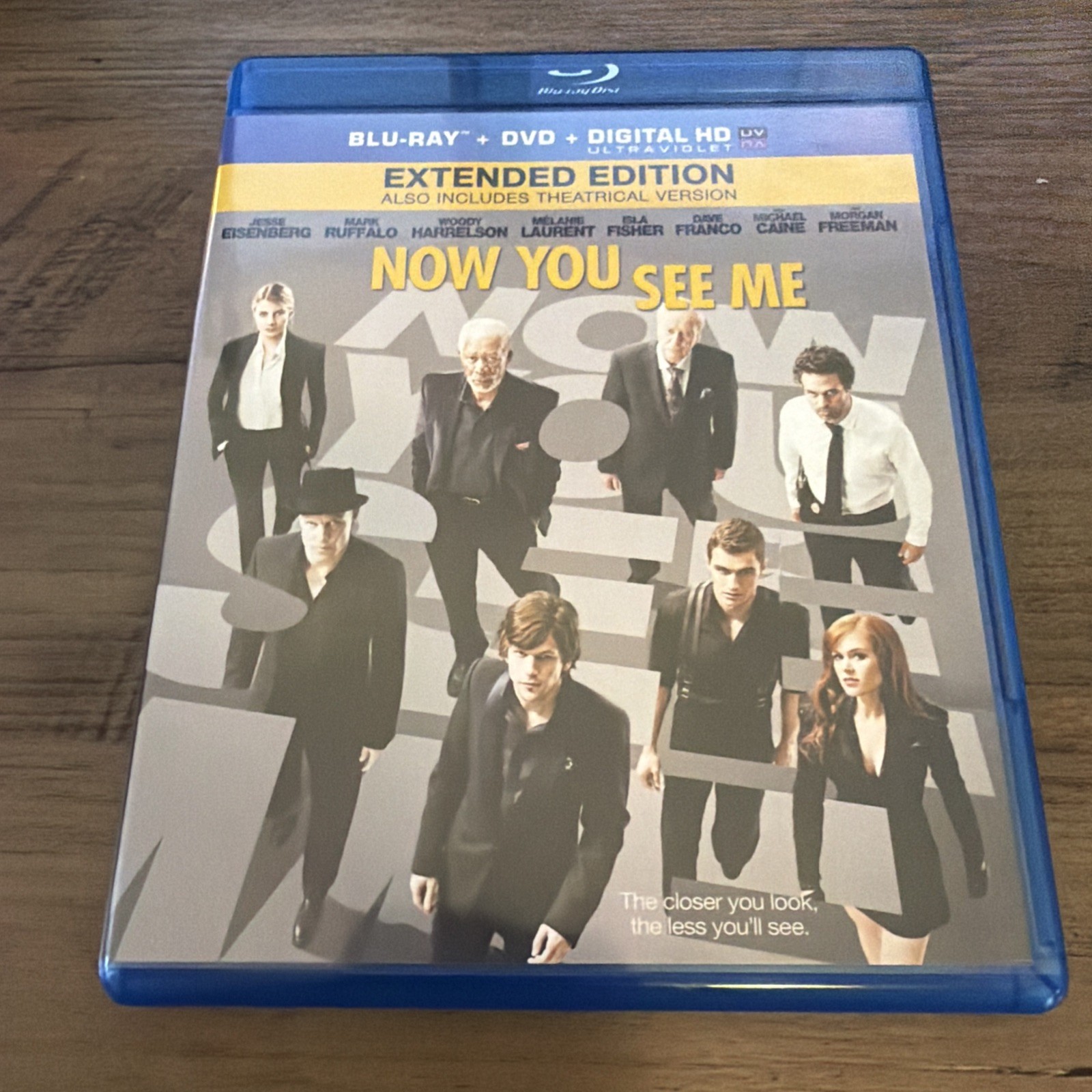 Now You See Me (Blu Ray + DVD, no digital code)
