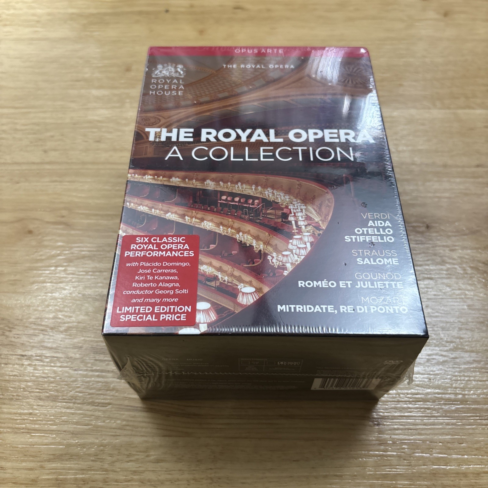 The Royal Opera: A Collection (DVD, Opus Arte, Region Free) New Sealed