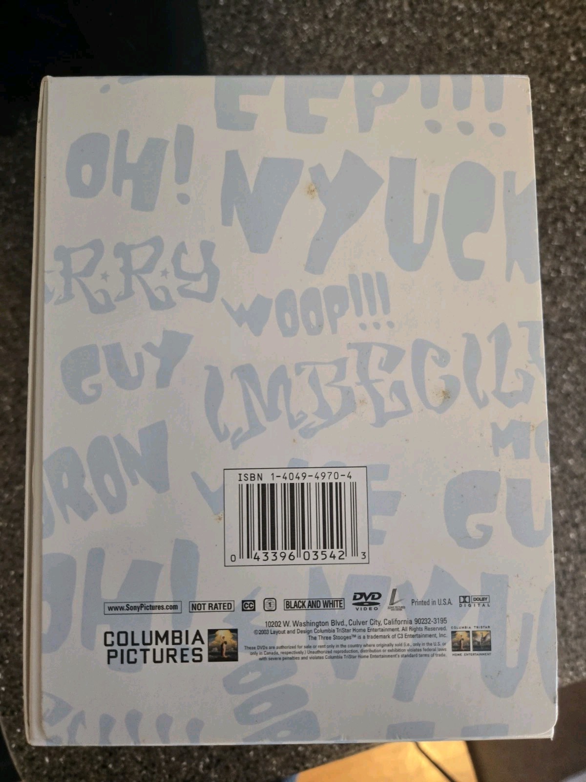Brand New Set Of 12 DVDs For 3 STOOGES. 80 Dollar Value. 600 Minutes Of Laughs