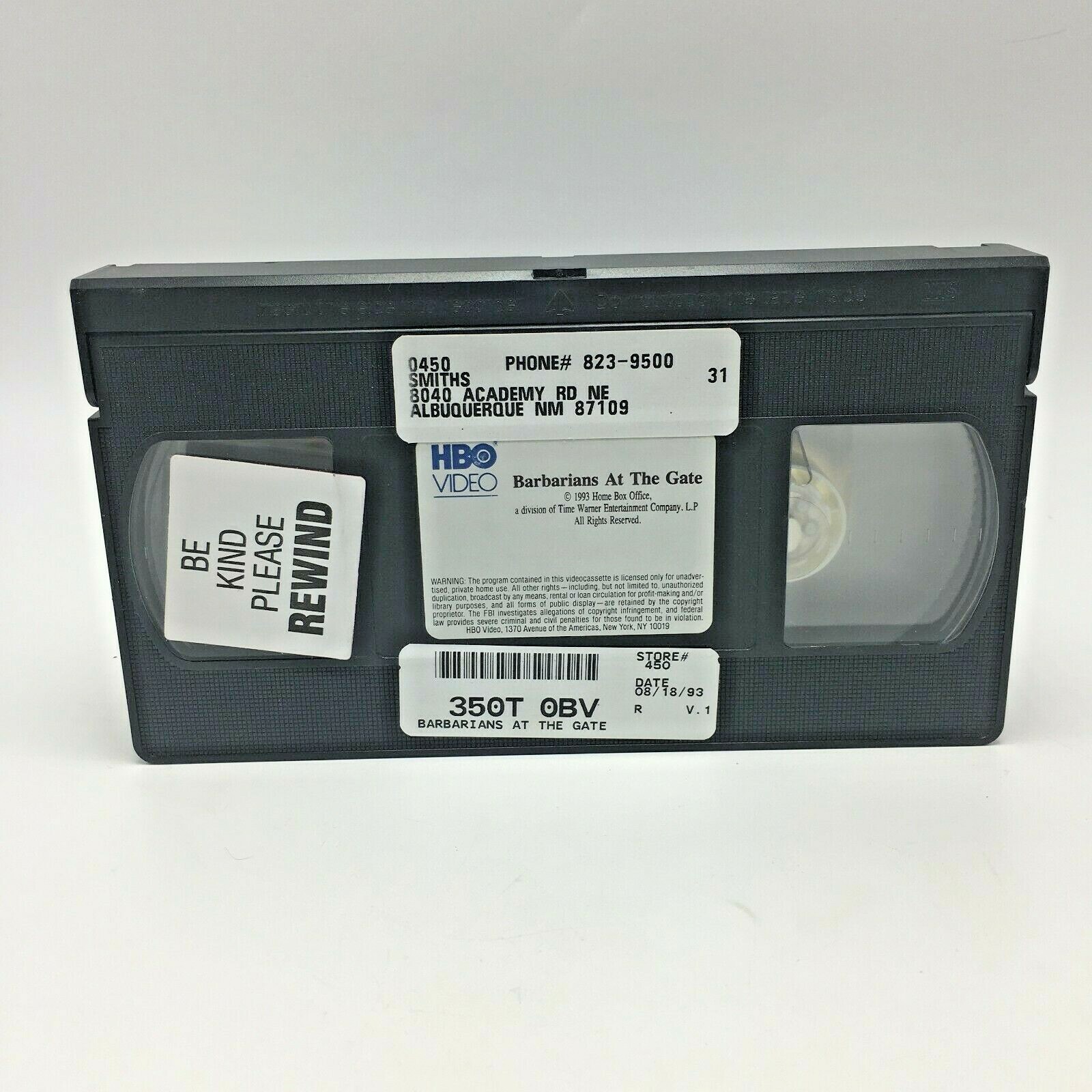 Barbarians at the Gate starring James Garner (VHS, 1993)