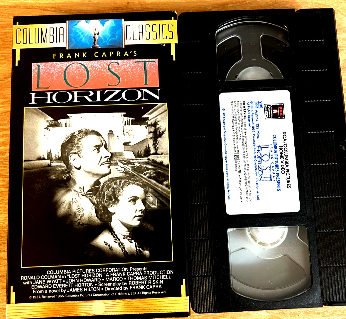 Lost Horizon VHS tape- Ships Same Day With Tracking