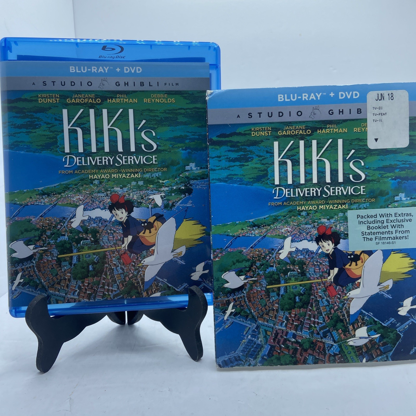 Kiki’s Delivery Service Blu-ray 1989 Studio Ghibli Anime Movie Disc W/ Slipcover