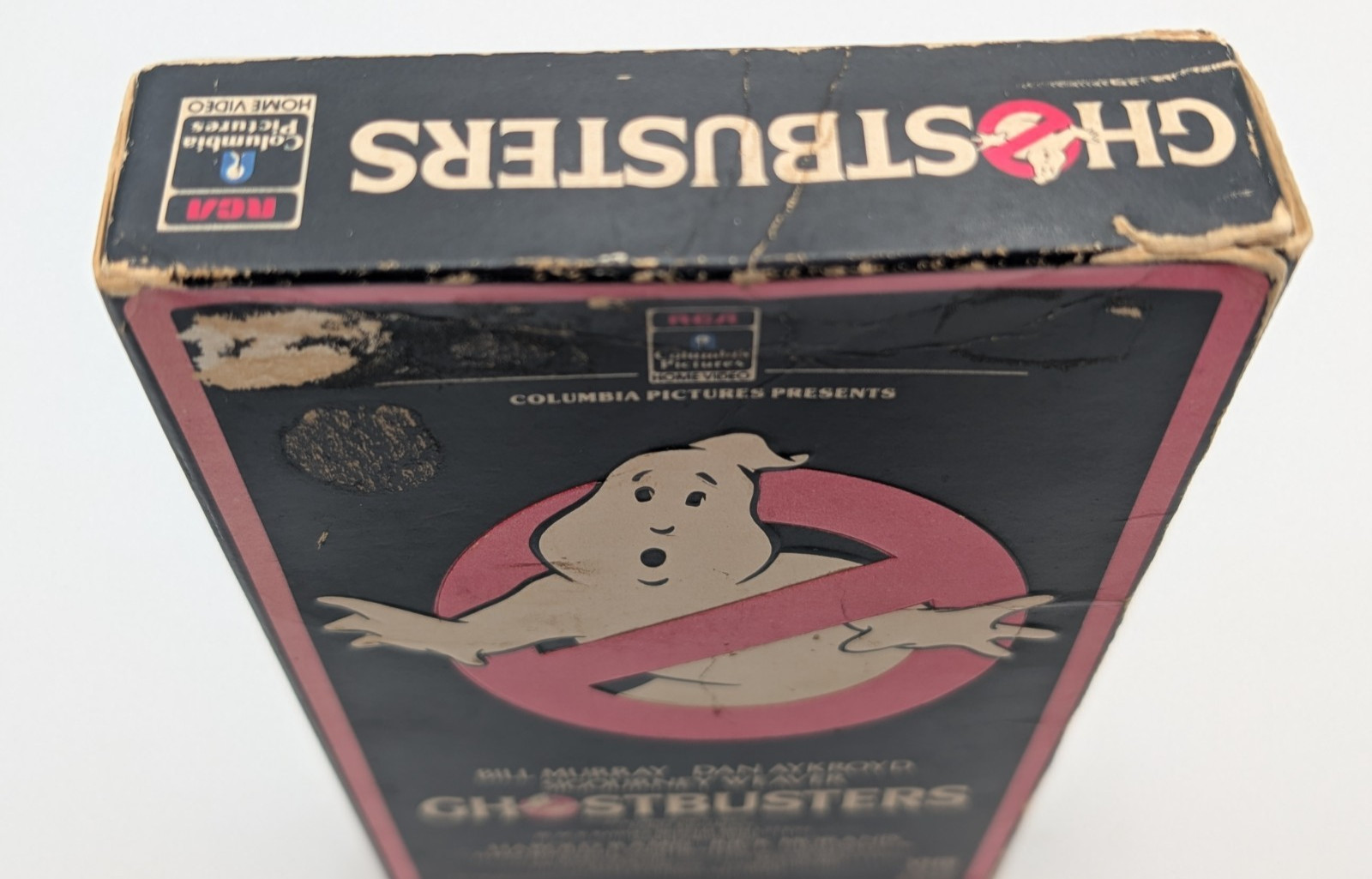 Ghostbusters VHS 1985 RCA Columbia Red Border Side Load Slipcase Vintage Tape