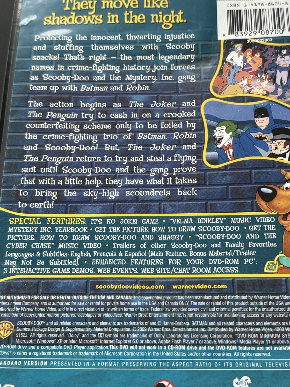 Scooby-Doo Meets Batman (DVD) DC Comics/Warner Brothers Cartoon 82 Minutes