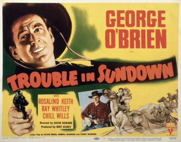Trouble In Sundown lobby card George O’Brien 1939 Movie OLD PHOTO