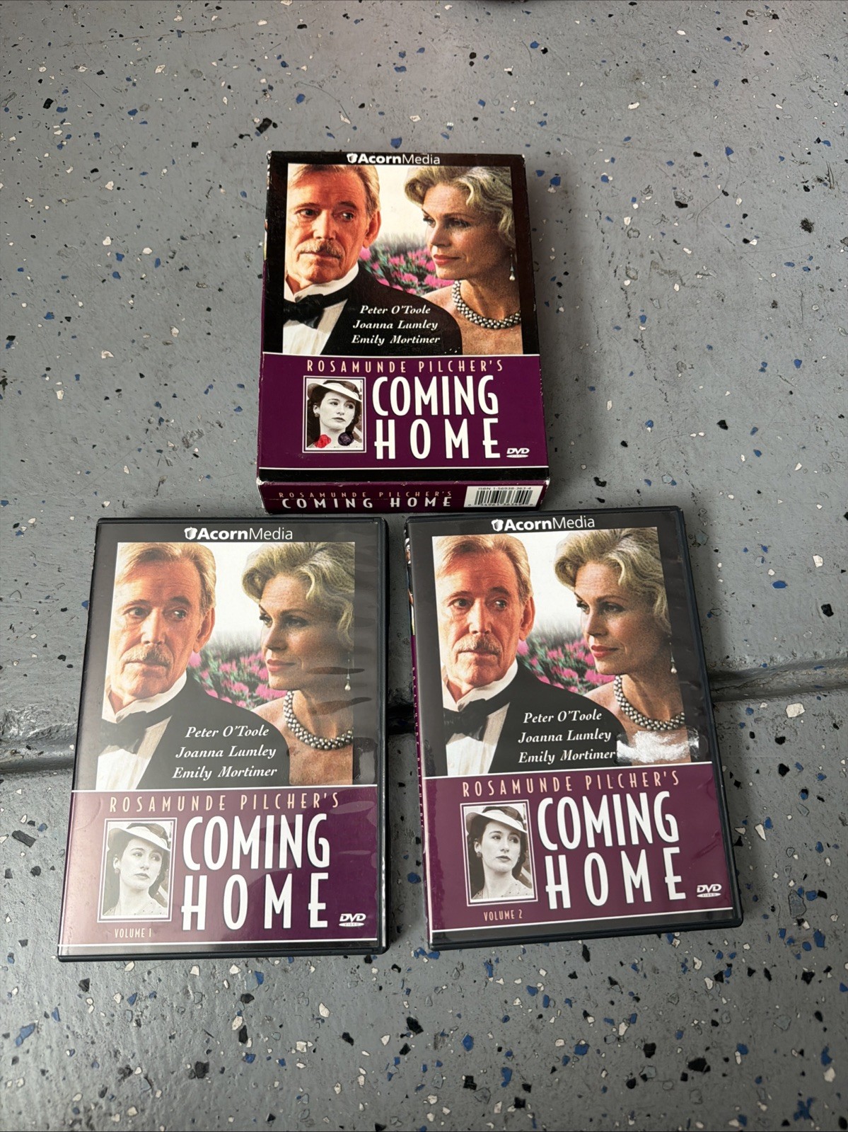 Coming Home (2-Disc, DVD, 2000) Acorn Media Rosamunde Pilcher Peter O’Toole