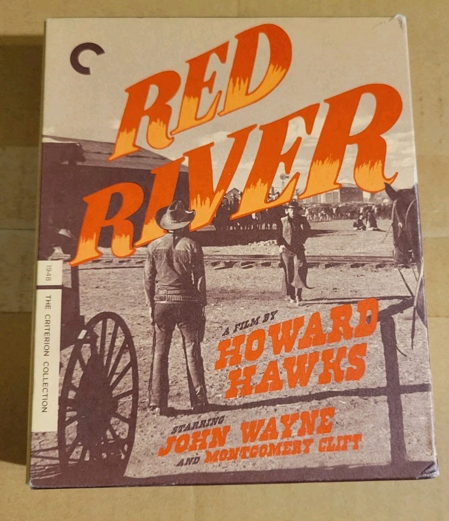 RED RIVER Blu Ray Digipack (Criterion 1948) John Wayne 4 Discs 2 Cuts Book OOP