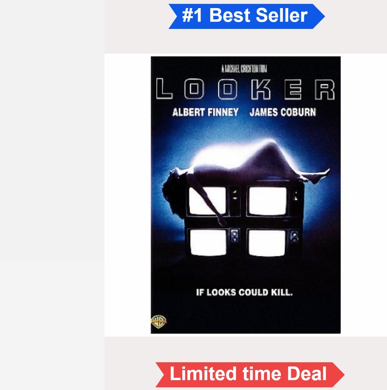 Looker DVD PG Thriller Sci-Fi Drama Albert Finney James Coburn