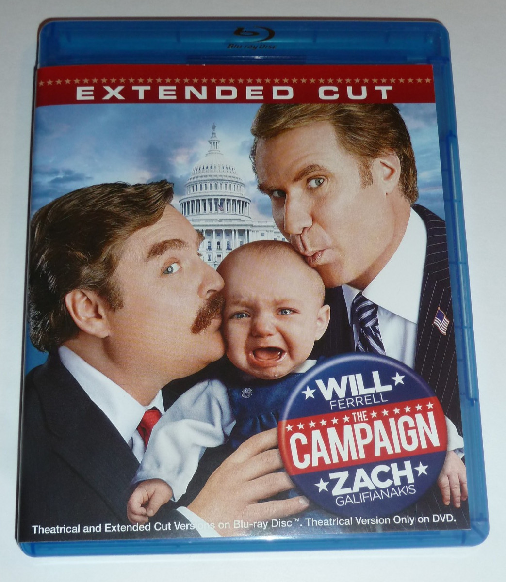 The Campaign Blu-ray & DVD 2012 comedy movie politics Will Ferrell Extended Cut!
