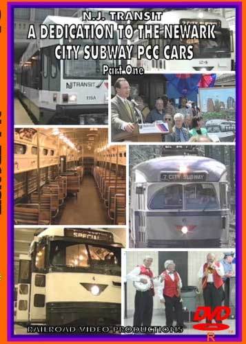 NJ Transit A Dedication to the Newark City Subway PCC Cars Part 1 DVD NEW