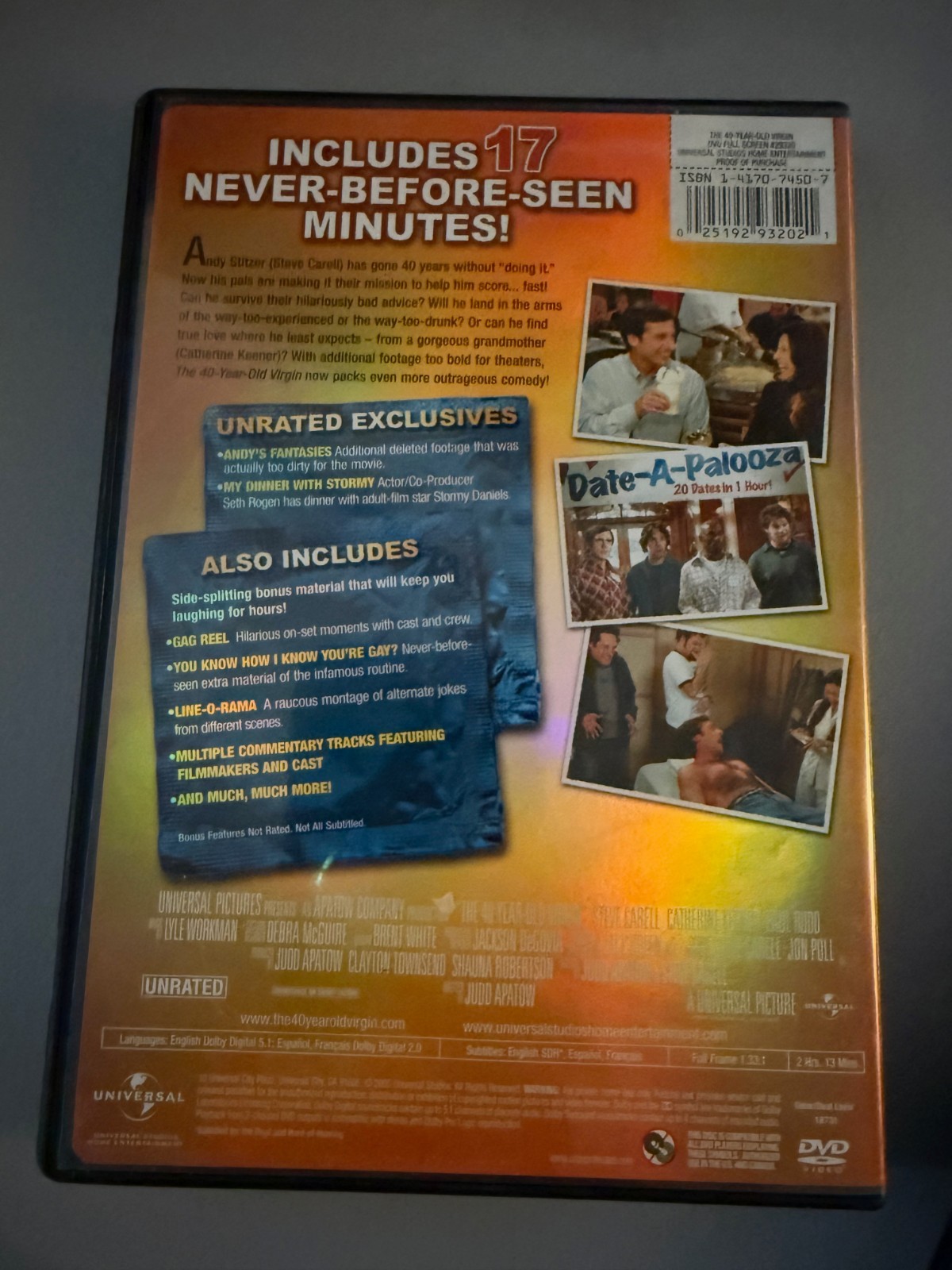 The 40 Year Old Virgin, Unrated Full Screen DVD (11)