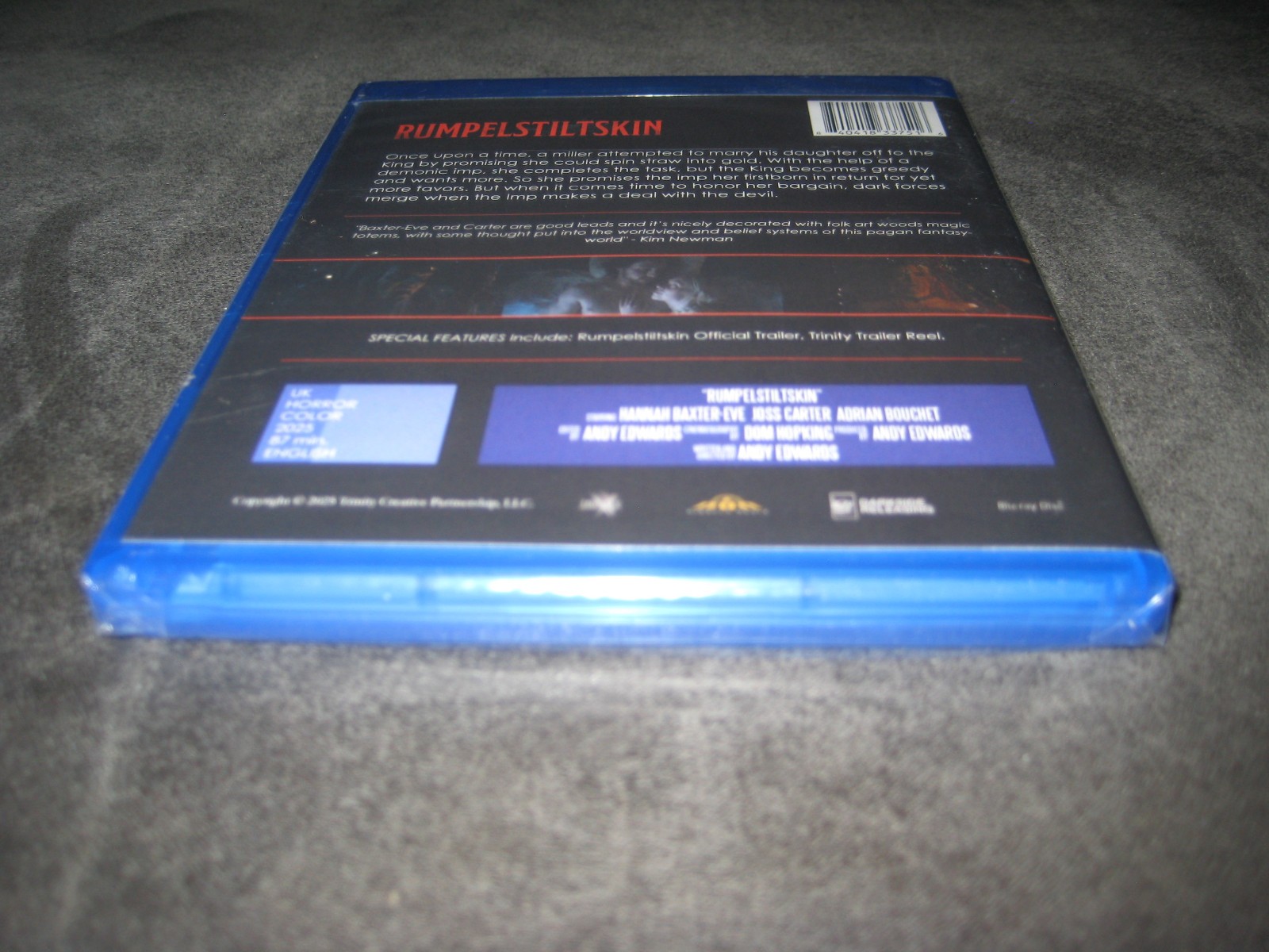 RUMPELSTILTSKIN (BLU-RAY 2025) BRAND NEW – NOT RATED – WIDESCREEN – HORROR