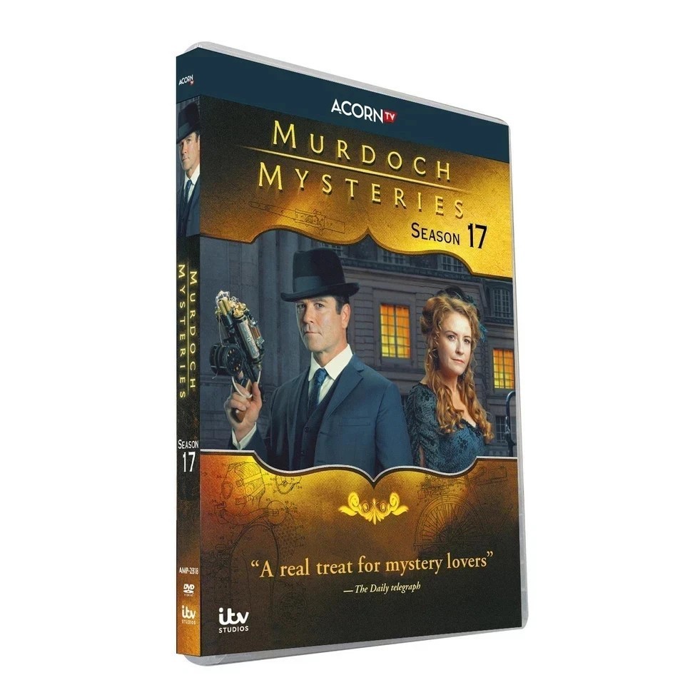Murdoch Mysteries: Complete TV Series Season 1-18 +3 Movies(DVD 81-Disc Set) New