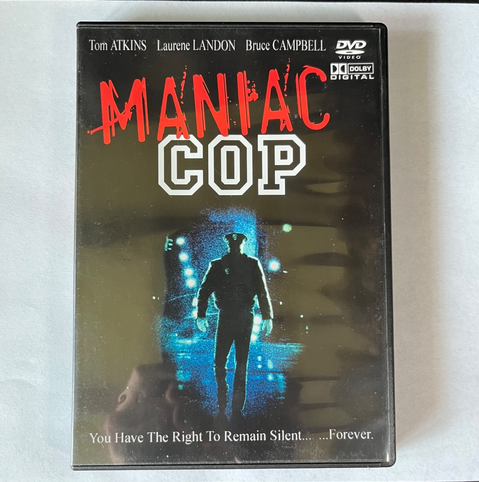 Maniac Cop (DVD 1988) Bruce Campbell, Tom Atkins Action Suspense Thriller
