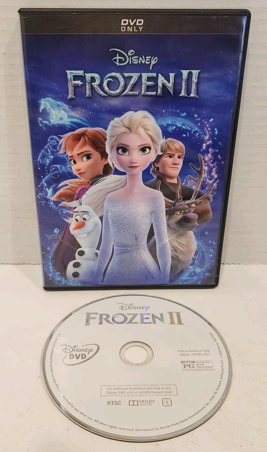 Frozen II (DVD, 2019) Walt Disney. Fairytale. Cartoon. Children Kids FREE SHIP