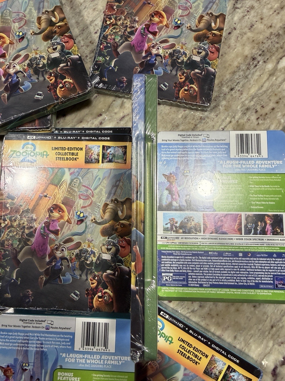 Zootopia 2 4K Limited Edition Steelbook (4K + Blu-ray + Digital) 🦊🐰