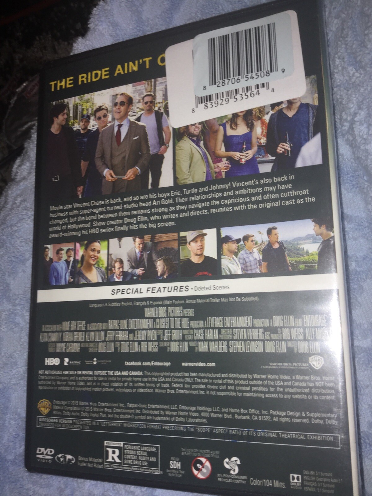 Entourage the Movie (DVD,2015,Widescreen) New Factory Sealed