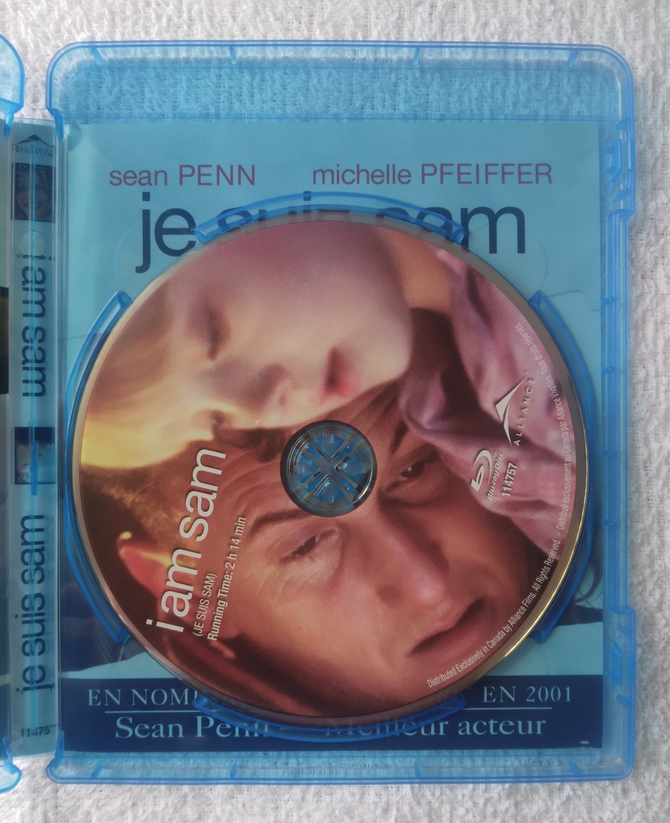 I Am Sam (Blu-ray, 2010) Sean Penn Michelle Pfeiffer rare OOP HTF please read