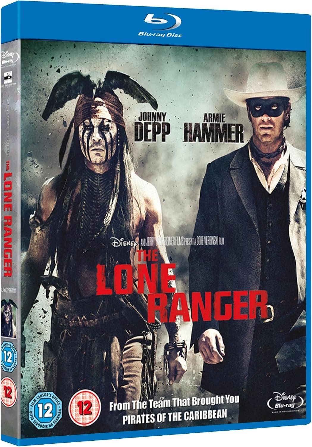 THE LONE RANGER (2013) Johnny Depp Blu-Ray BRAND NEW (Playable in USA)