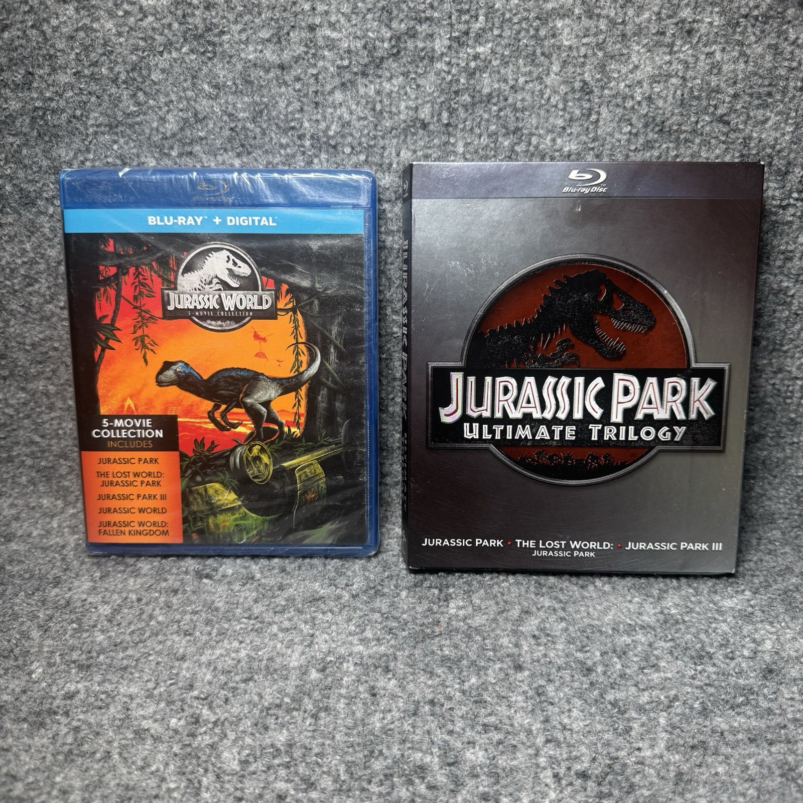 Jurassic World 5-Movie Collection Blu-ray NEW & Jurassic Park Ultimate Trilogy