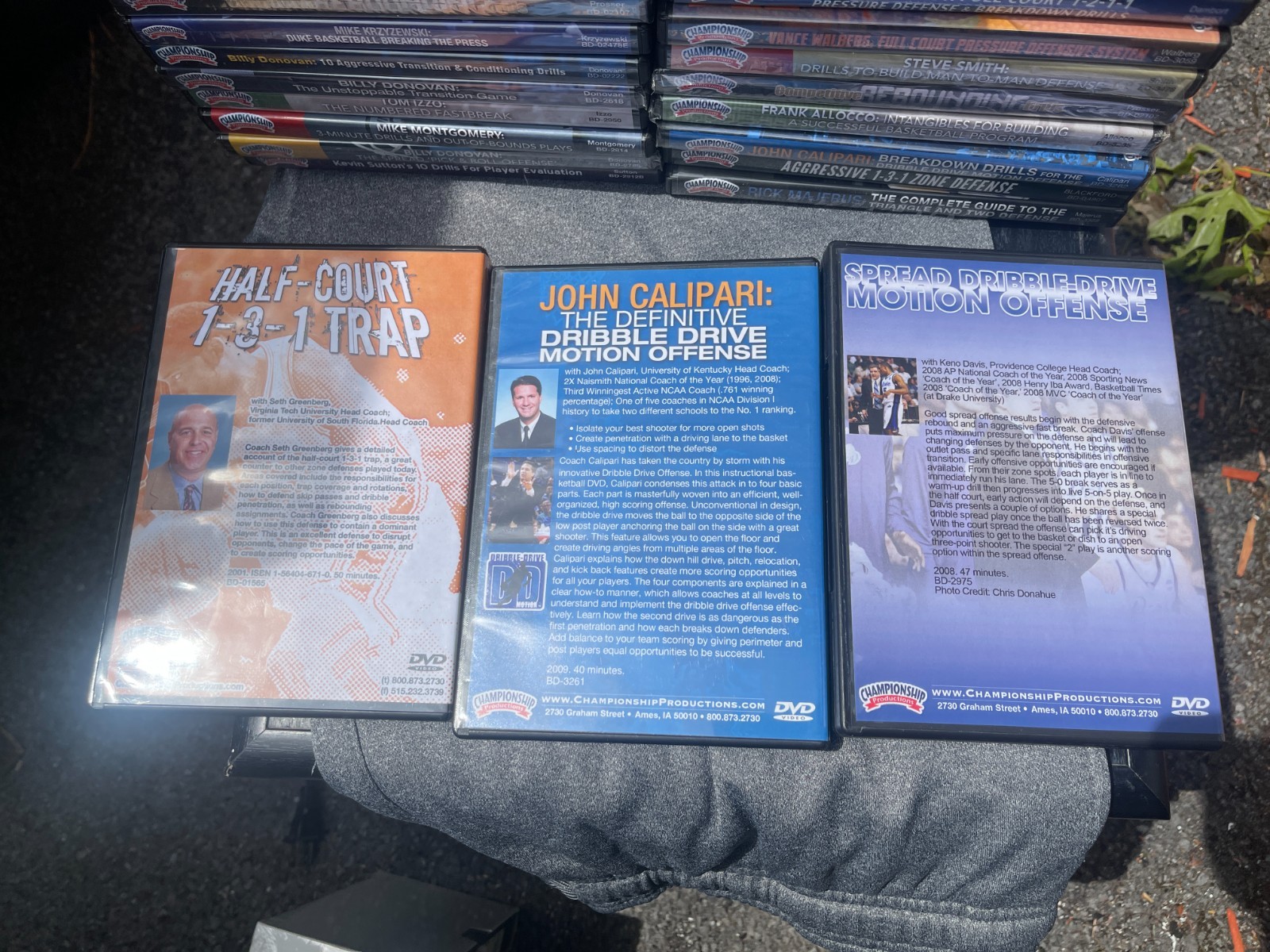 Championship Productions Basketball Instructional ( DVD’s ) Lot of 46 – OOP Rare