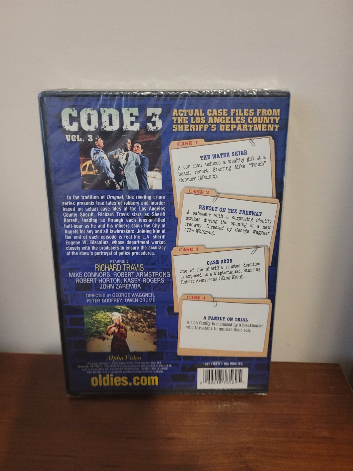 Code 3 Vol. 3 DVD BRAND NEW SEALED Classic TV Series Richard Travis