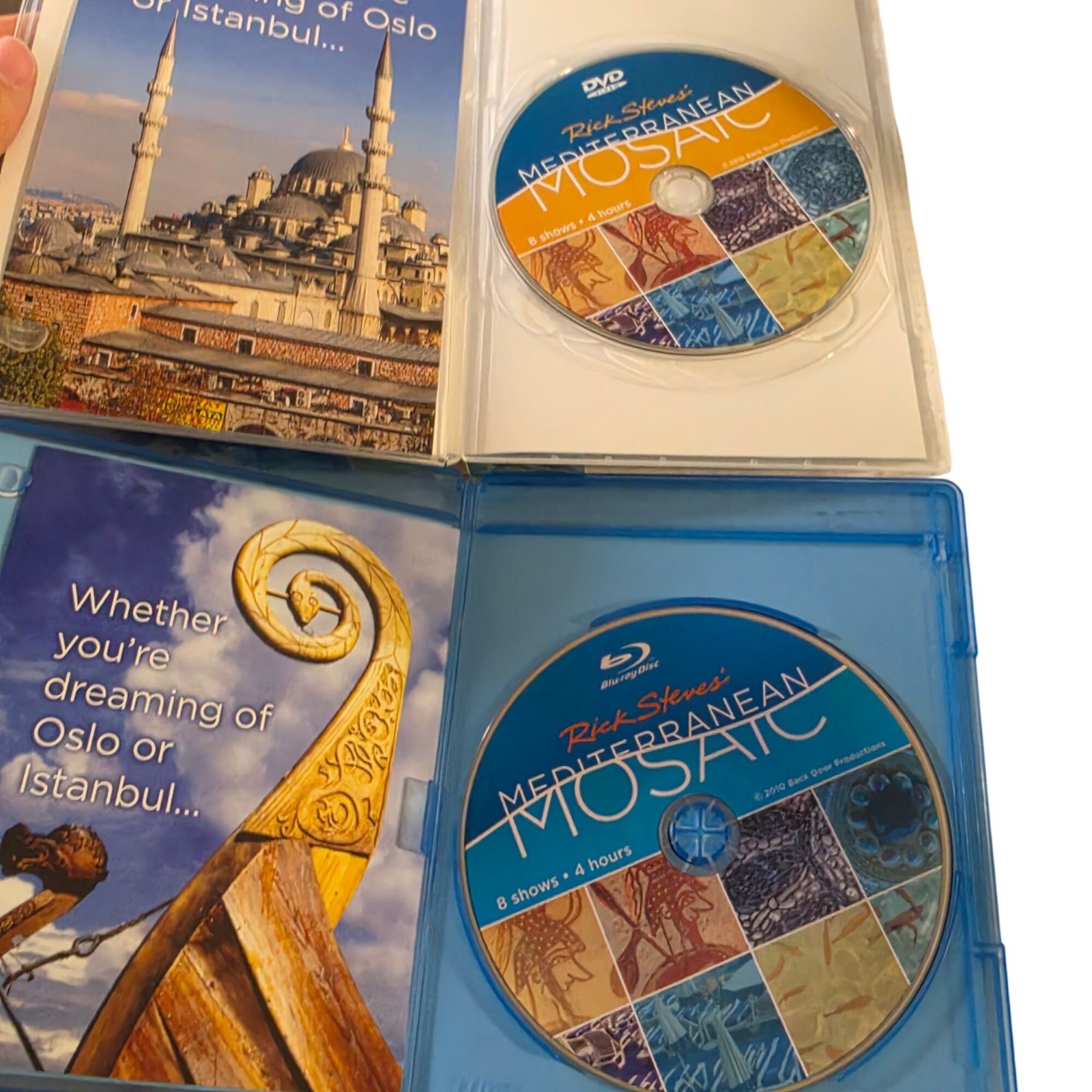 Rick Steves Europe Travel DVD Lot Christmas Mediterranean Spain England Europe