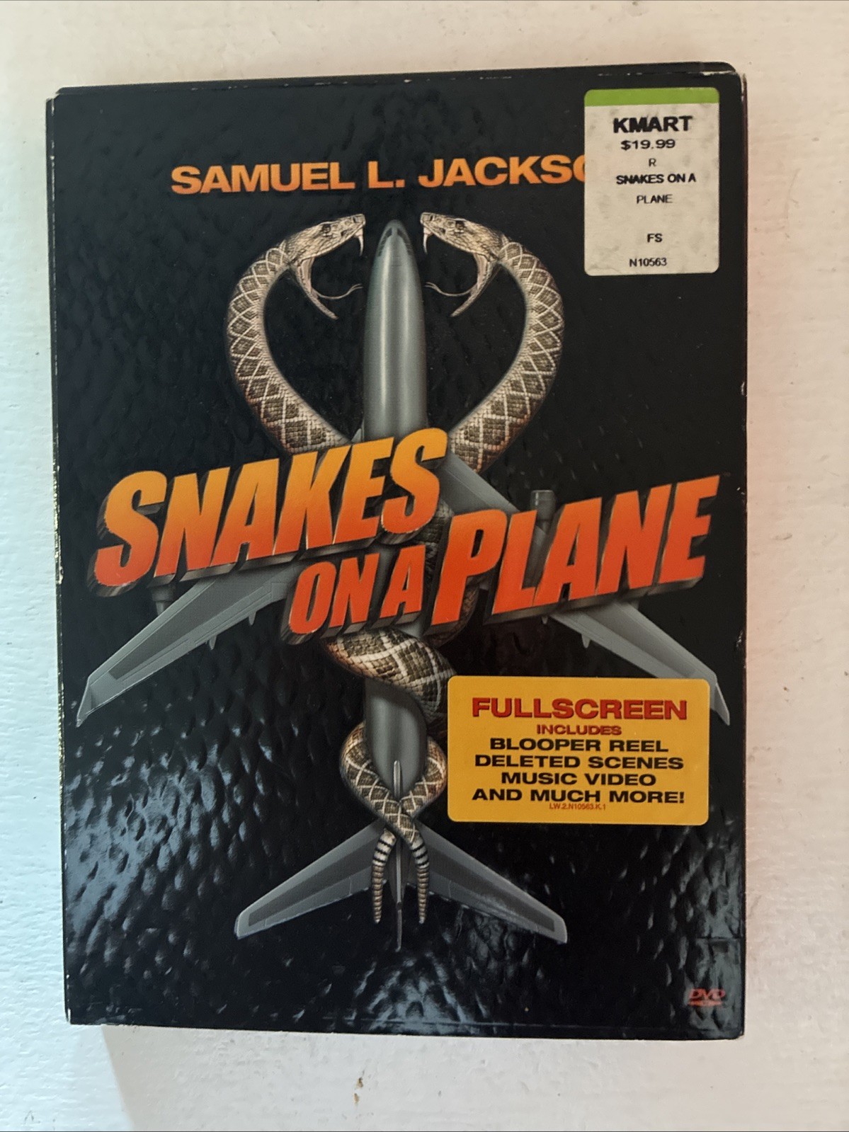 Snakes on a Plane (DVD, 2006, Full Screen) Samuel L. Jackson, Julianna Margulies