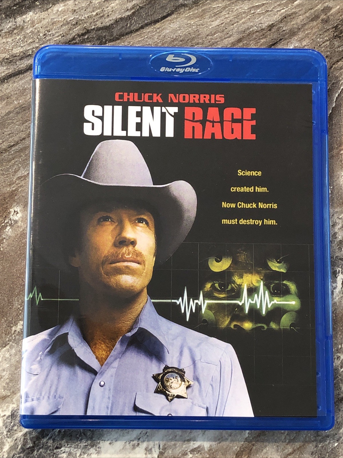 Silent Rage 1982 Blu-ray Chuck Norris Ron Silver Like New