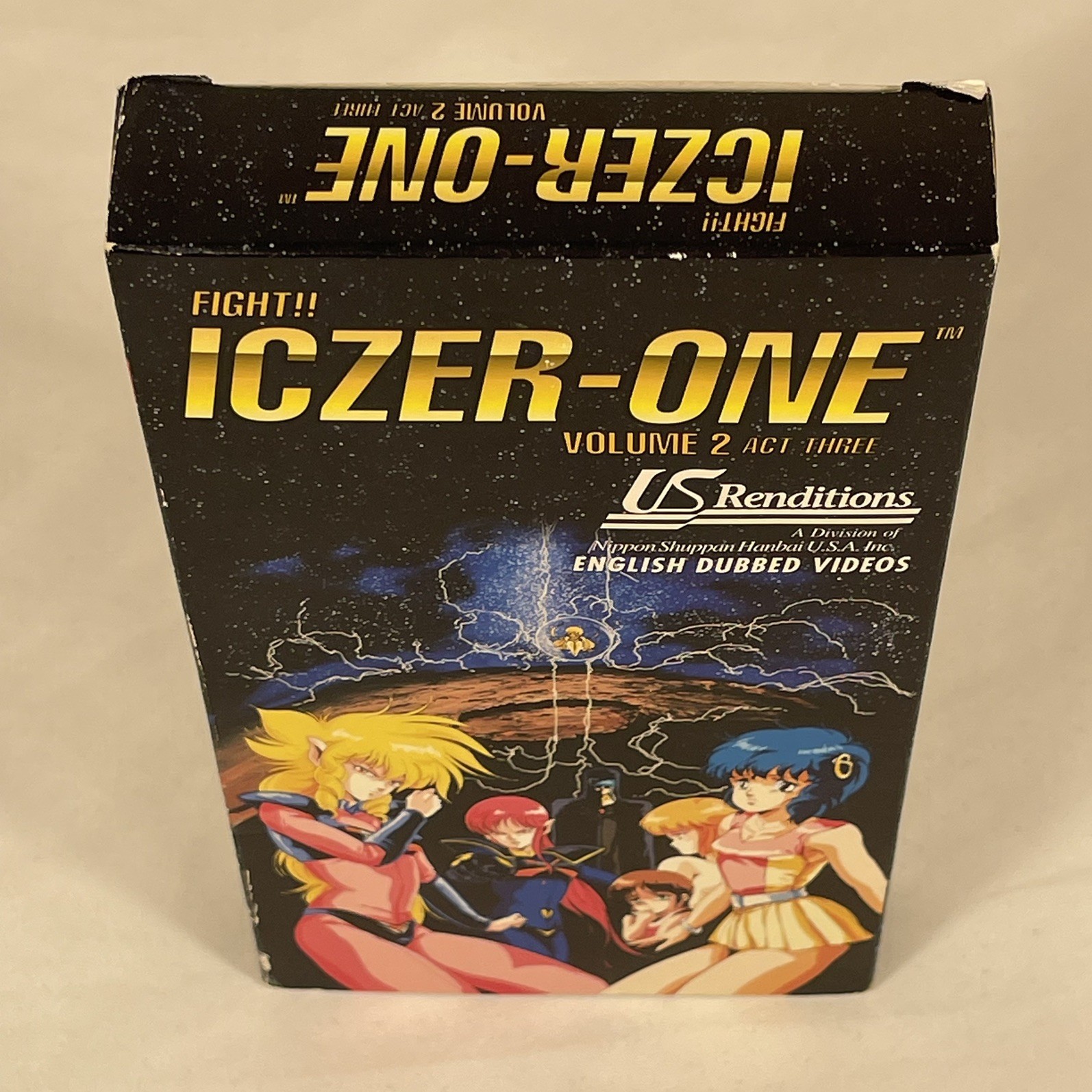 Fight!! Iczer-One Vol. 2 Act 3 VHS Anime 1992 English Dubbed
