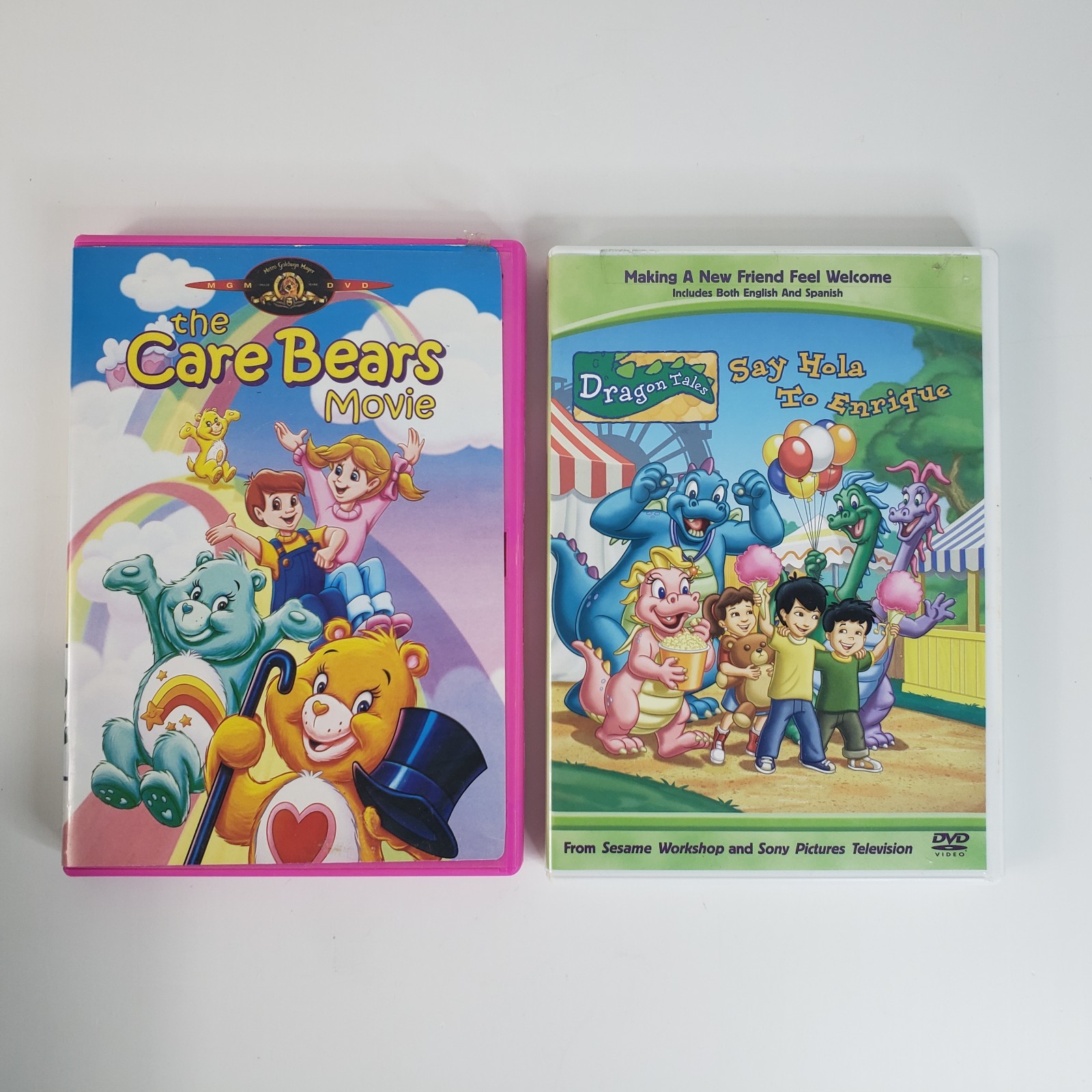 16 Kids DVD Lot Curious George Little Einsteins Caillou Thomas Care Bears Barbie