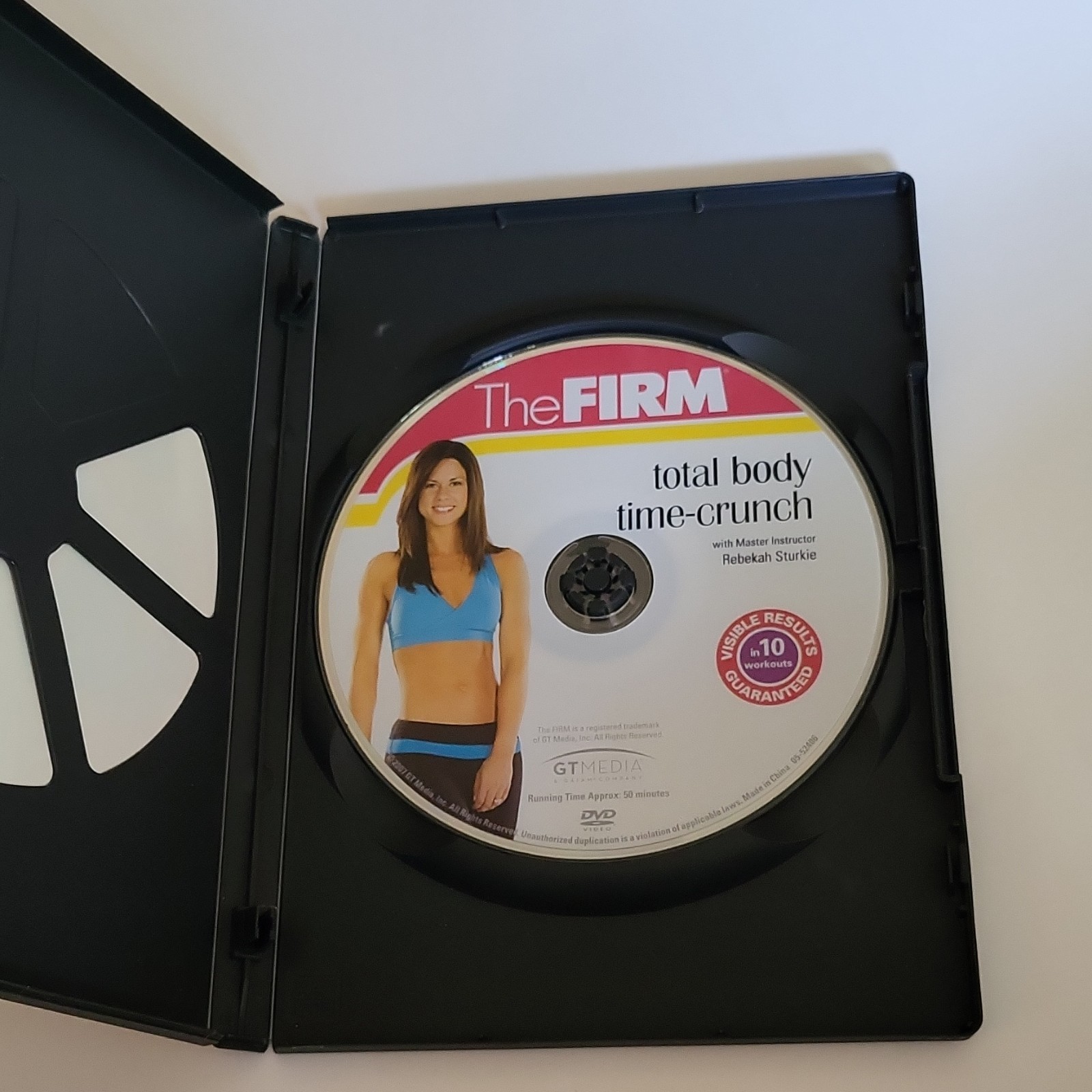 GT Media The Firm Total Body Time-Crunch DVD Rebekah Sturkie Fitness 50 min