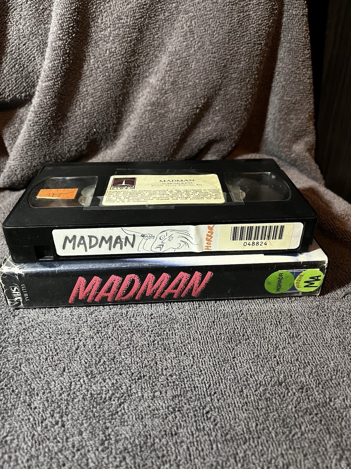 MADMAN “Marz” VHS 1981 Thorn EMI TVB 1733 Paul Ehlers Horror Slasher Ex-Rental