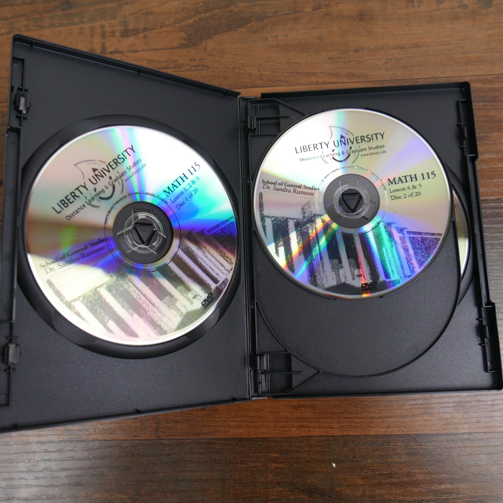Liberty University General Studies Distance Learning Program DVD Math 115 Rumore