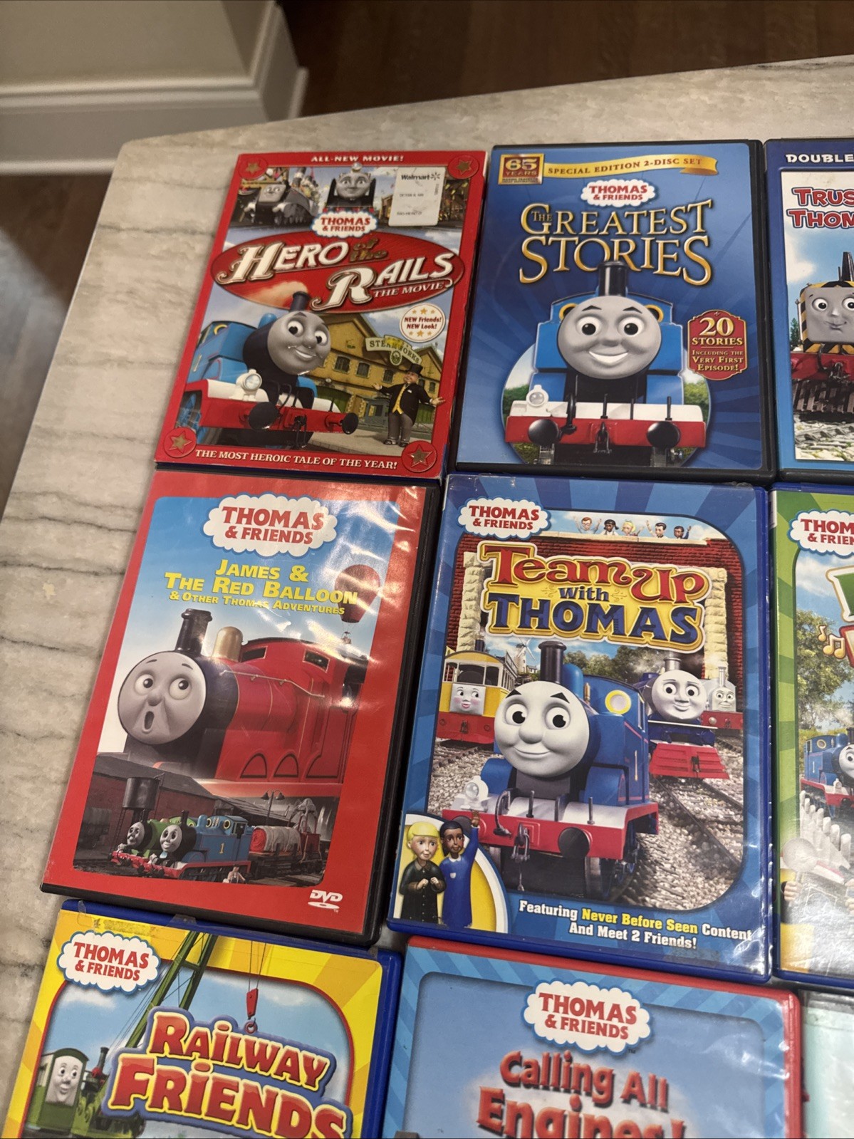 Thomas The Train & Friends DVD Lot of 31 Christmas Halloween Movies Preschool