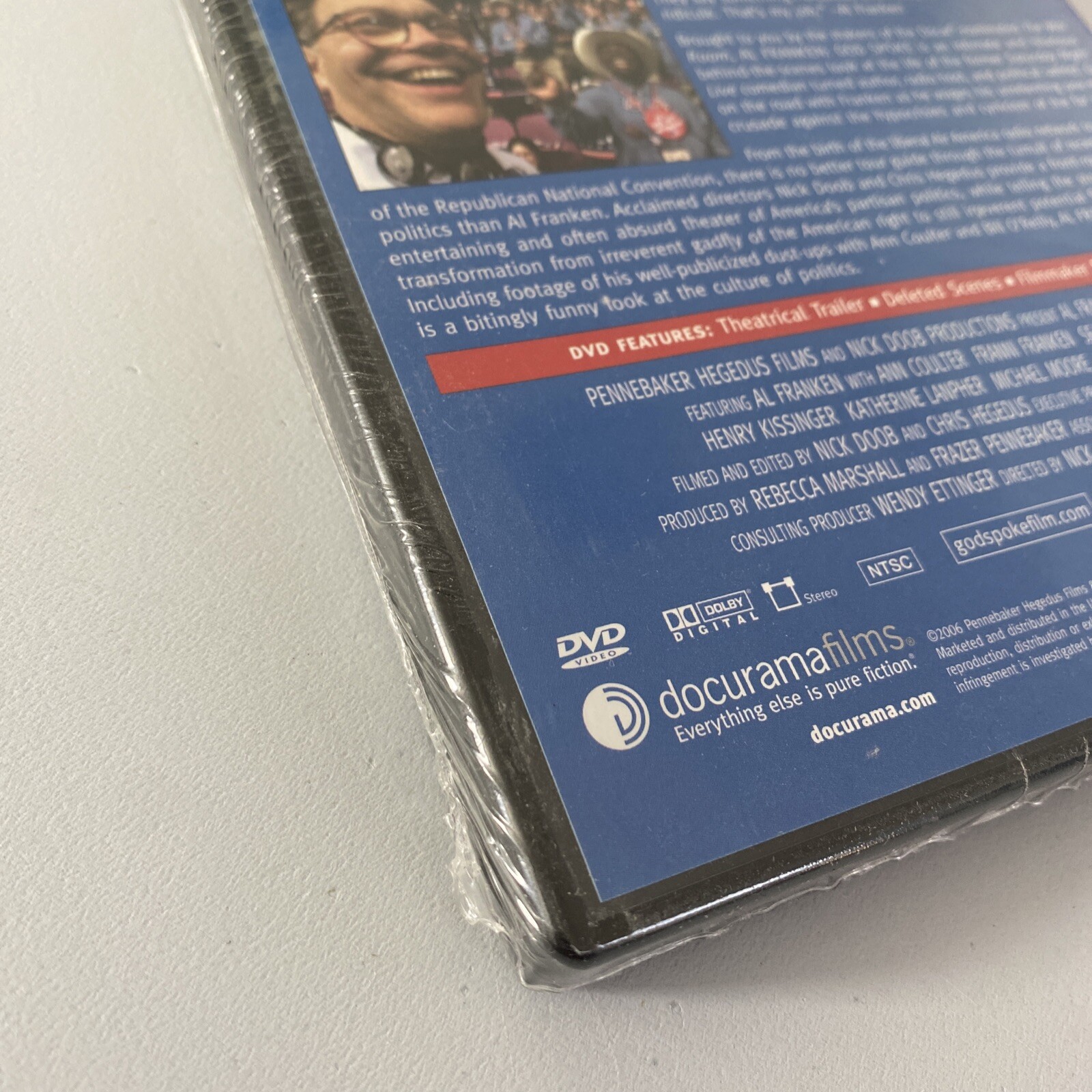 Al Franken God Spoke DVD Bill O’Reilly Ann Coulter Sean Hannity New Sealed