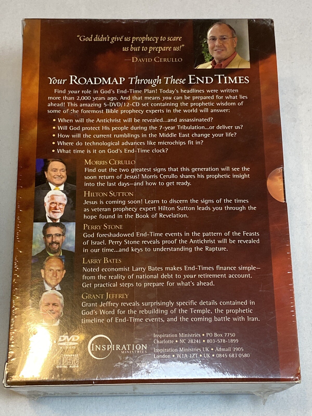Inspiration Ministries 2009 Your Roadmap Through These End Times 5 DVD Set New