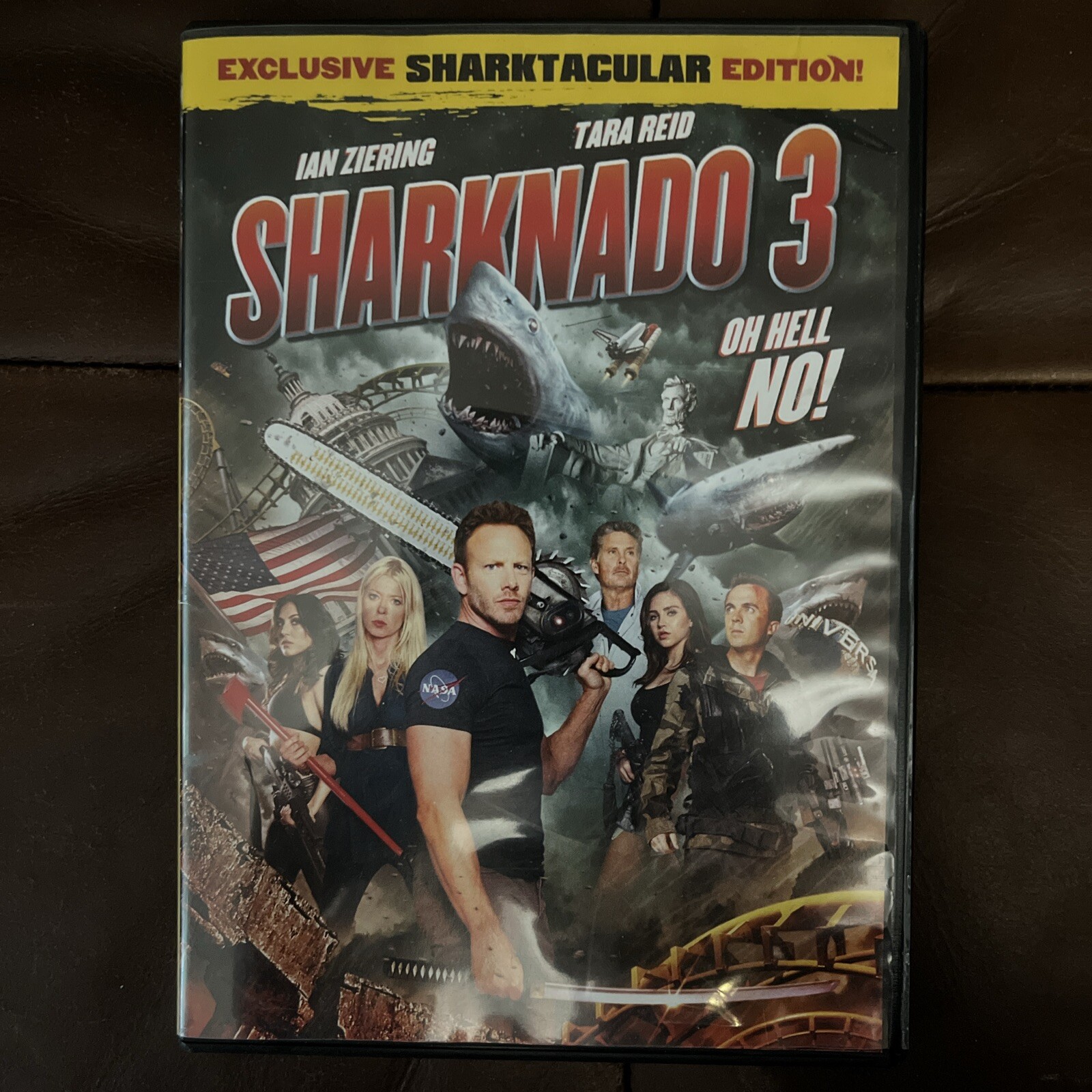 Sharknado 3: Oh Hell No! DVD, 2015 Ian Ziering, Tara Ried, David Hasselhoff OOP