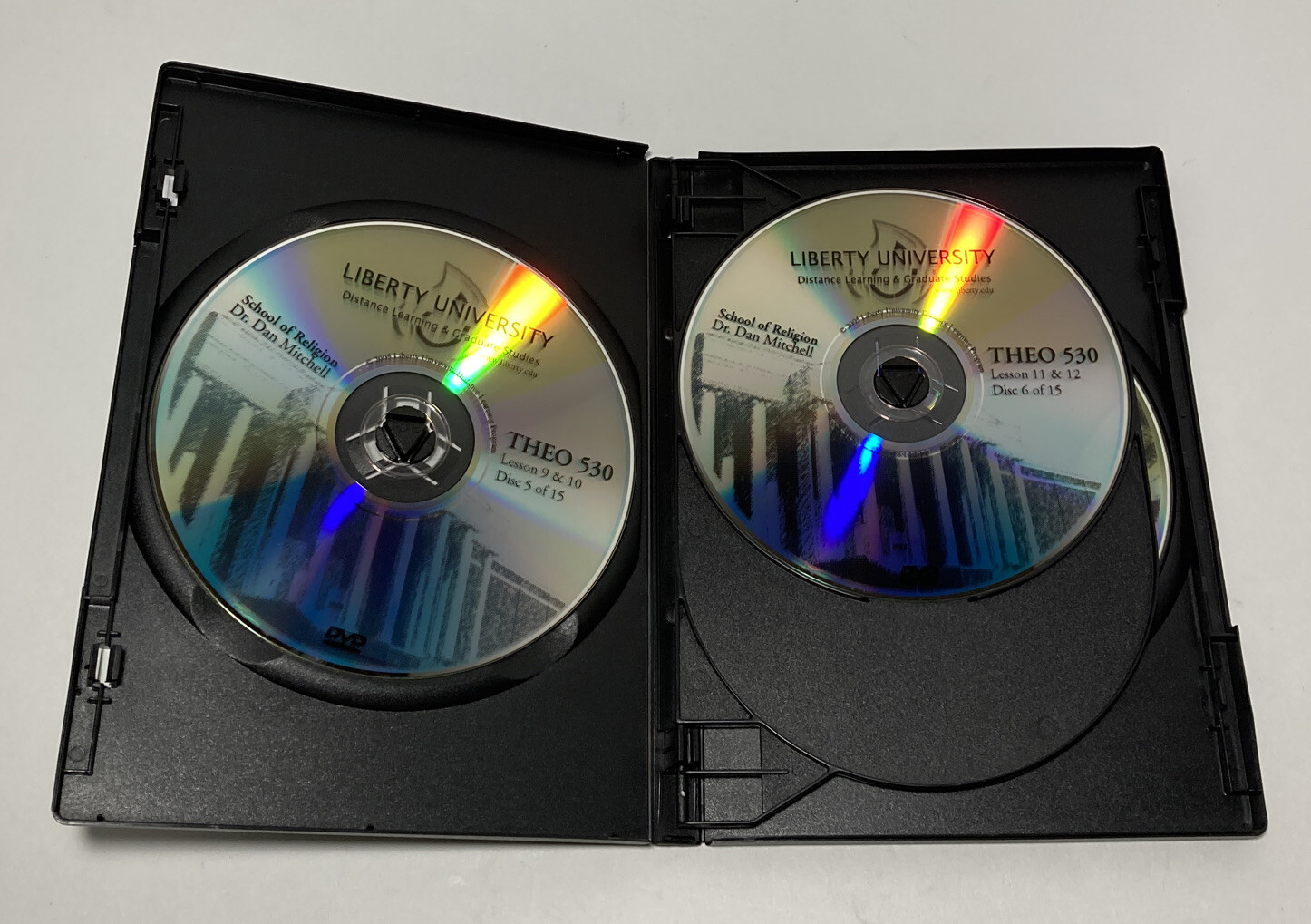 Liberty University Distance Learning Program Theology 530 DVD Disc 1-15 Religion