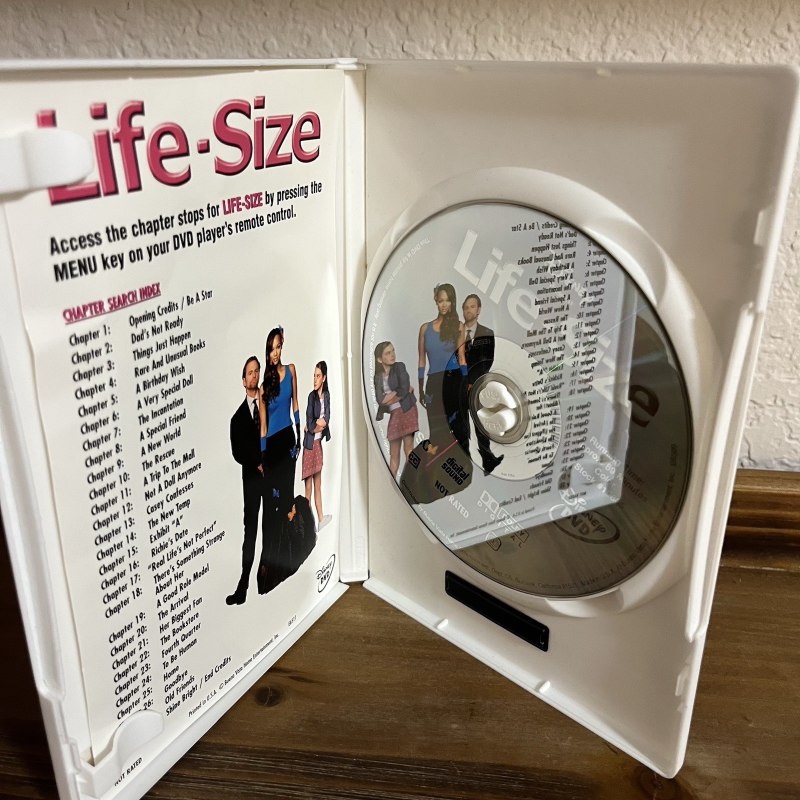 Disney/Life-Size DVD Tyra Banks/Lindsay Lohan OOP Cult Classic D19 READ