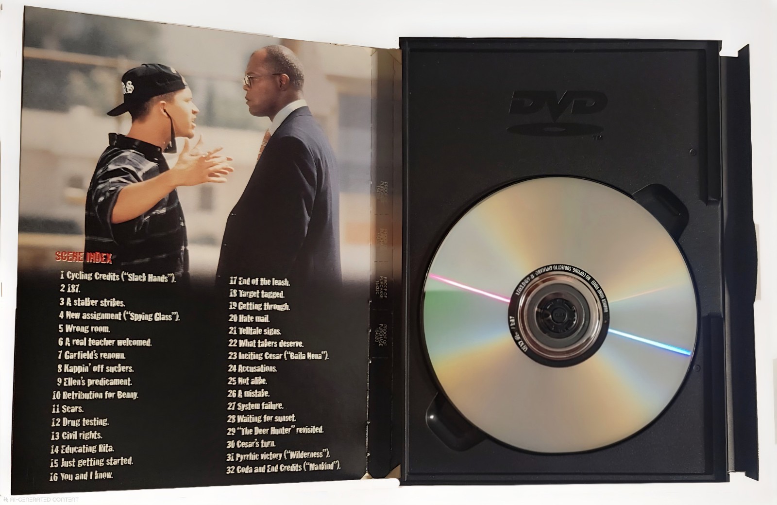 187 (DVD, 2000) Standard & Widescreen Version Samuel L. Jackson